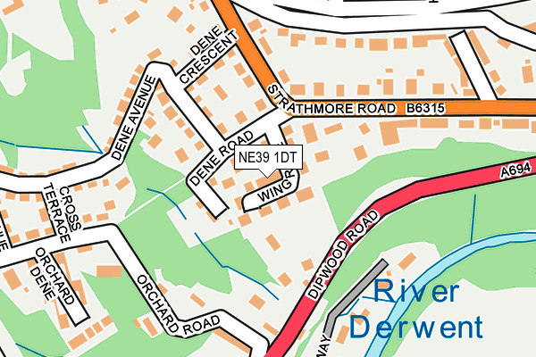 NE39 1DT map - OS OpenMap – Local (Ordnance Survey) NE39 1DT map - OS OpenMap – Local (Ordnance Survey)