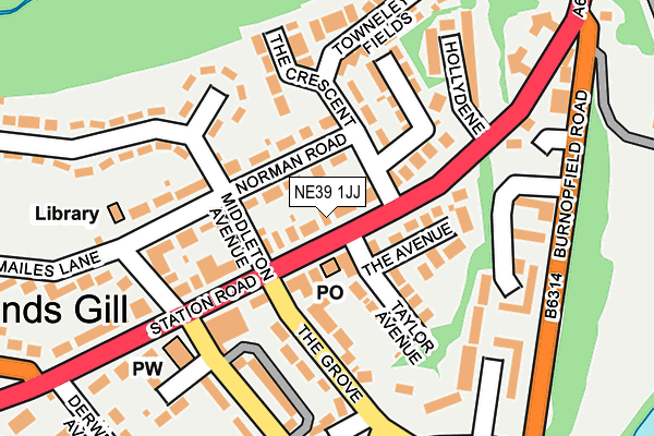 NE39 1JJ map - OS OpenMap – Local (Ordnance Survey) NE39 1JJ map - OS OpenMap – Local (Ordnance Survey)