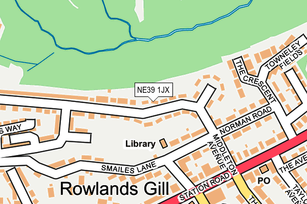 NE39 1JX map - OS OpenMap – Local (Ordnance Survey) NE39 1JX map - OS OpenMap – Local (Ordnance Survey)