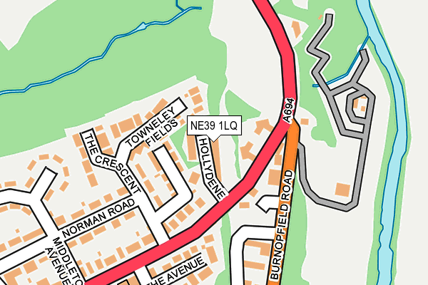 NE39 1LQ map - OS OpenMap – Local (Ordnance Survey) NE39 1LQ map - OS OpenMap – Local (Ordnance Survey)