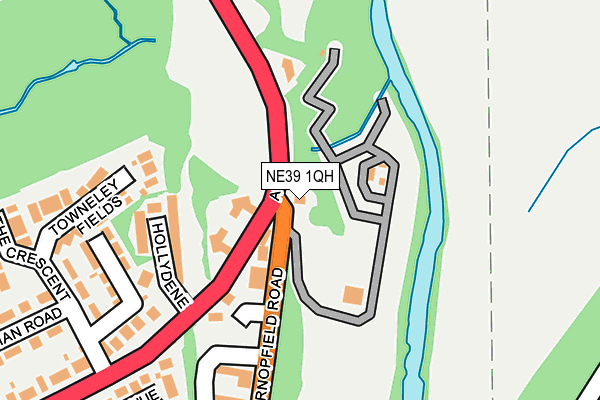 NE39 1QH map - OS OpenMap – Local (Ordnance Survey) NE39 1QH map - OS OpenMap – Local (Ordnance Survey)