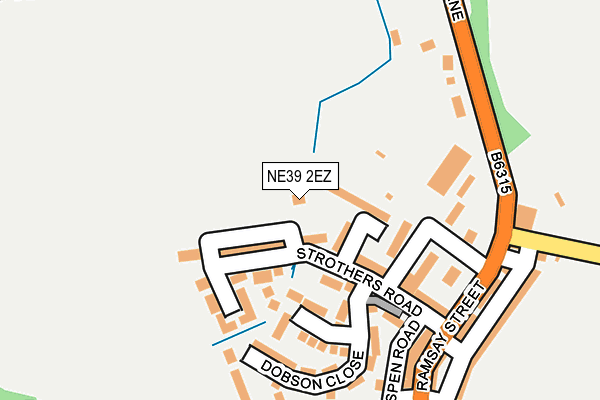 NE39 2EZ map - OS OpenMap – Local (Ordnance Survey) NE39 2EZ map - OS OpenMap – Local (Ordnance Survey)