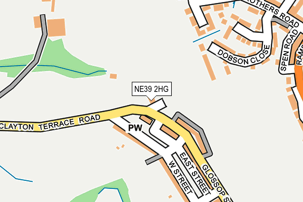 NE39 2HG map - OS OpenMap – Local (Ordnance Survey) NE39 2HG map - OS OpenMap – Local (Ordnance Survey)