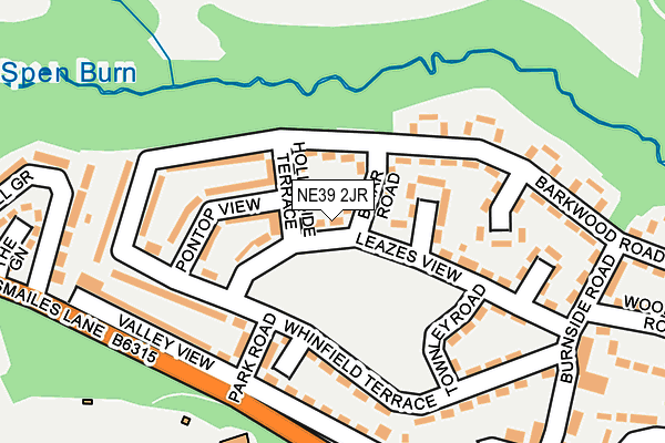 NE39 2JR map - OS OpenMap – Local (Ordnance Survey) NE39 2JR map - OS OpenMap – Local (Ordnance Survey)