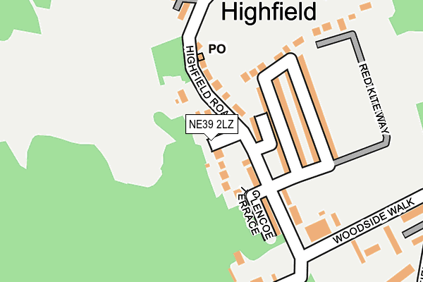 NE39 2LZ map - OS OpenMap – Local (Ordnance Survey) NE39 2LZ map - OS OpenMap – Local (Ordnance Survey)