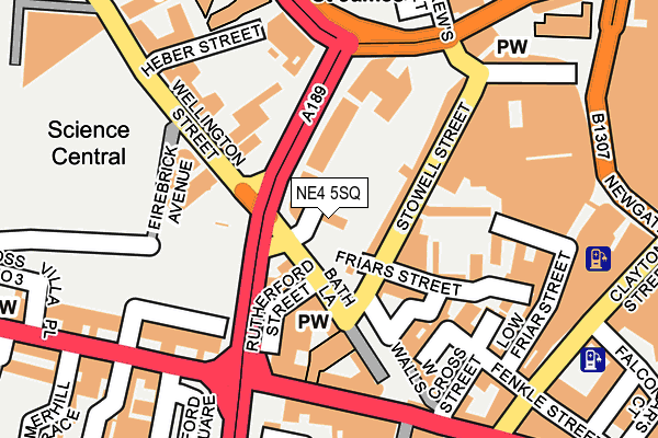 NE4 5SQ map - OS OpenMap – Local (Ordnance Survey) NE4 5SQ map - OS OpenMap – Local (Ordnance Survey)
