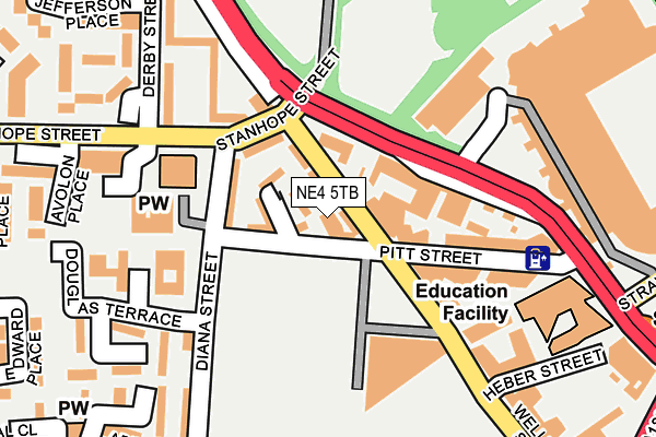 NE4 5TB map - OS OpenMap – Local (Ordnance Survey) NE4 5TB map - OS OpenMap – Local (Ordnance Survey)