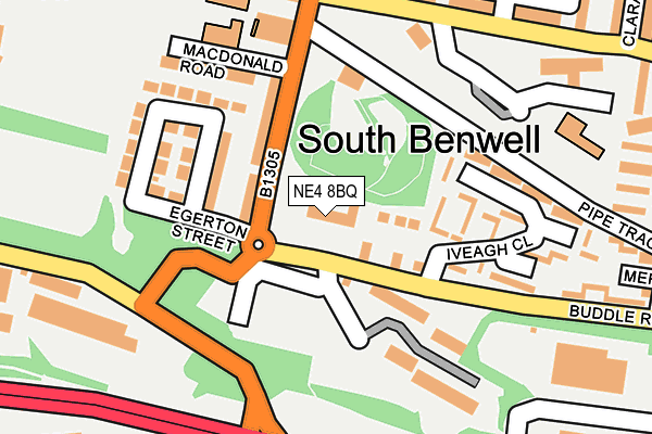 NE4 8BQ map - OS OpenMap – Local (Ordnance Survey) NE4 8BQ map - OS OpenMap – Local (Ordnance Survey)