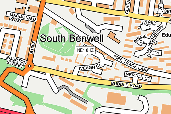 NE4 8HZ map - OS OpenMap – Local (Ordnance Survey) NE4 8HZ map - OS OpenMap – Local (Ordnance Survey)