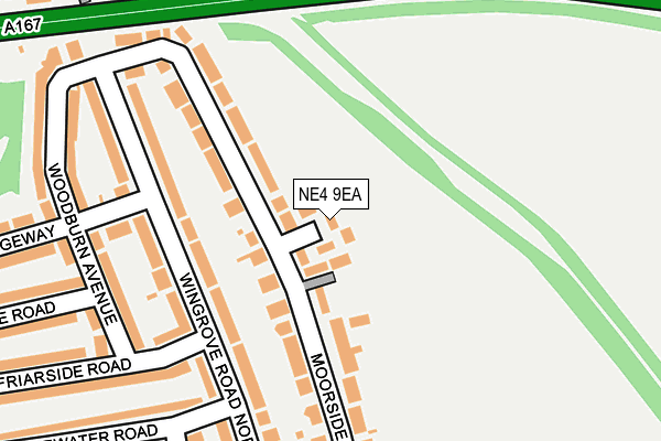 NE4 9EA map - OS OpenMap – Local (Ordnance Survey) NE4 9EA map - OS OpenMap – Local (Ordnance Survey)
