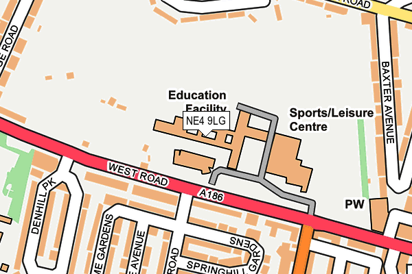 NE4 9LG map - OS OpenMap – Local (Ordnance Survey) NE4 9LG map - OS OpenMap – Local (Ordnance Survey)