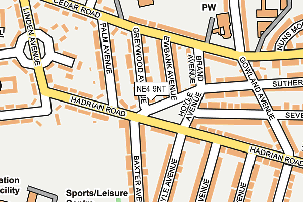 NE4 9NT map - OS OpenMap – Local (Ordnance Survey) NE4 9NT map - OS OpenMap – Local (Ordnance Survey)