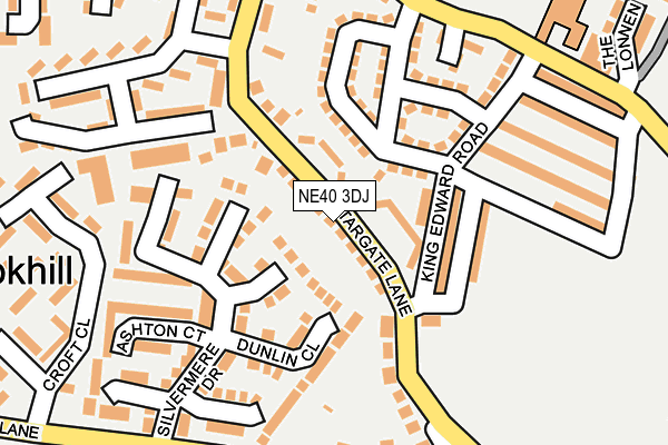 NE40 3DJ map - OS OpenMap – Local (Ordnance Survey) NE40 3DJ map - OS OpenMap – Local (Ordnance Survey)