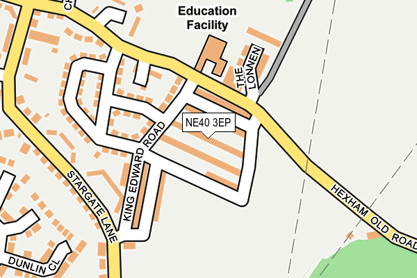 NE40 3EP map - OS OpenMap – Local (Ordnance Survey) NE40 3EP map - OS OpenMap – Local (Ordnance Survey)