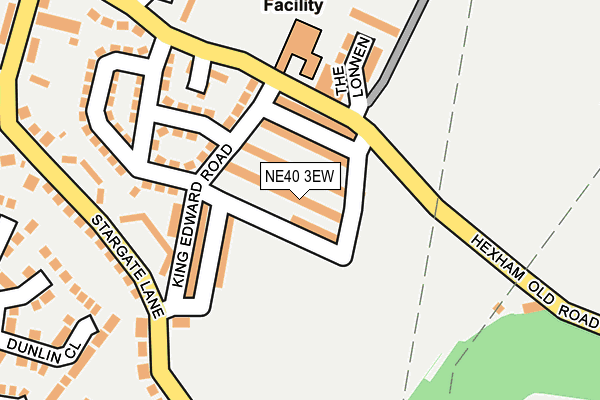 NE40 3EW map - OS OpenMap – Local (Ordnance Survey) NE40 3EW map - OS OpenMap – Local (Ordnance Survey)
