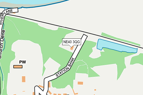 NE40 3QG map - OS OpenMap – Local (Ordnance Survey) NE40 3QG map - OS OpenMap – Local (Ordnance Survey)