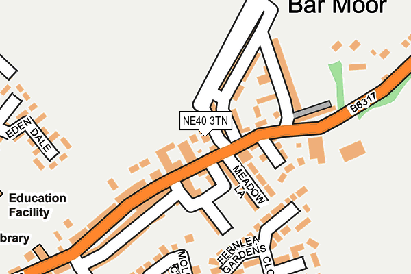 NE40 3TN map - OS OpenMap – Local (Ordnance Survey) NE40 3TN map - OS OpenMap – Local (Ordnance Survey)