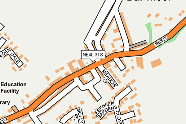 NE40 3TS map - OS OpenMap – Local (Ordnance Survey) NE40 3TS map - OS OpenMap – Local (Ordnance Survey)