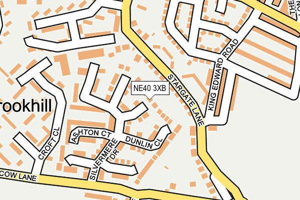 NE40 3XB map - OS OpenMap – Local (Ordnance Survey) NE40 3XB map - OS OpenMap – Local (Ordnance Survey)