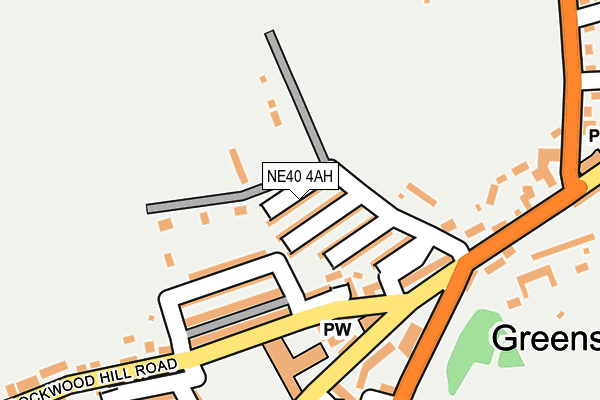 NE40 4AH map - OS OpenMap – Local (Ordnance Survey) NE40 4AH map - OS OpenMap – Local (Ordnance Survey)