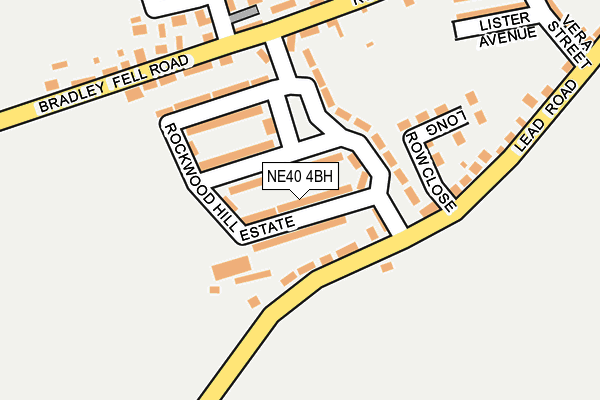 NE40 4BH map - OS OpenMap – Local (Ordnance Survey) NE40 4BH map - OS OpenMap – Local (Ordnance Survey)