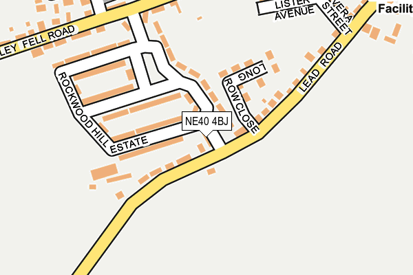 NE40 4BJ map - OS OpenMap – Local (Ordnance Survey) NE40 4BJ map - OS OpenMap – Local (Ordnance Survey)