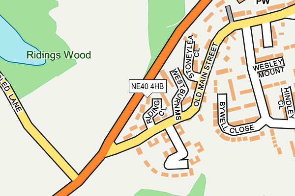 NE40 4HB map - OS OpenMap – Local (Ordnance Survey) NE40 4HB map - OS OpenMap – Local (Ordnance Survey)