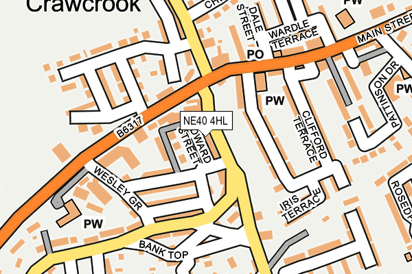 NE40 4HL map - OS OpenMap – Local (Ordnance Survey) NE40 4HL map - OS OpenMap – Local (Ordnance Survey)