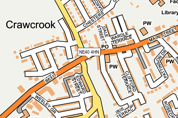 NE40 4HN map - OS OpenMap – Local (Ordnance Survey) NE40 4HN map - OS OpenMap – Local (Ordnance Survey)