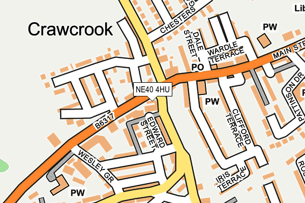 NE40 4HU map - OS OpenMap – Local (Ordnance Survey) NE40 4HU map - OS OpenMap – Local (Ordnance Survey)