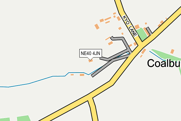 NE40 4JN map - OS OpenMap – Local (Ordnance Survey)