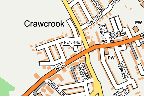 NE40 4NE map - OS OpenMap – Local (Ordnance Survey) NE40 4NE map - OS OpenMap – Local (Ordnance Survey)