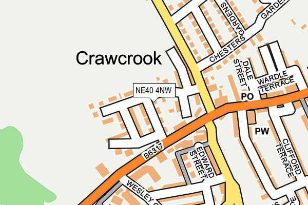 NE40 4NW map - OS OpenMap – Local (Ordnance Survey) NE40 4NW map - OS OpenMap – Local (Ordnance Survey)