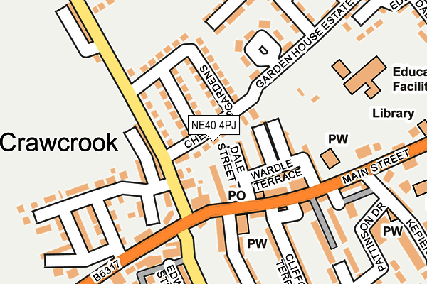 NE40 4PJ map - OS OpenMap – Local (Ordnance Survey) NE40 4PJ map - OS OpenMap – Local (Ordnance Survey)