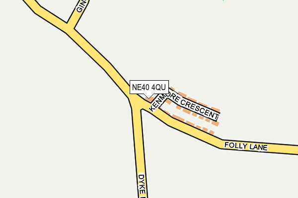 NE40 4QU map - OS OpenMap – Local (Ordnance Survey) NE40 4QU map - OS OpenMap – Local (Ordnance Survey)