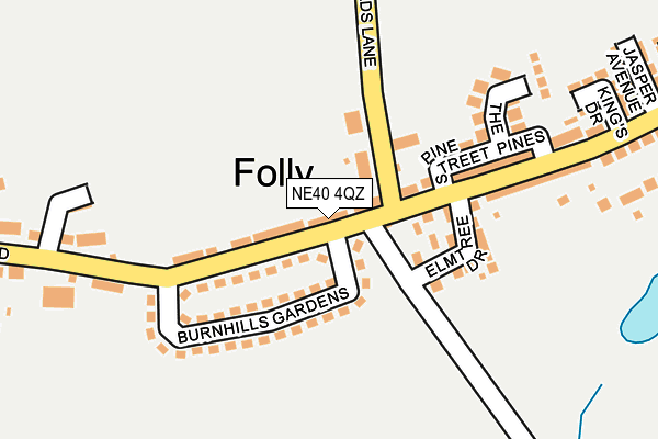 NE40 4QZ map - OS OpenMap – Local (Ordnance Survey) NE40 4QZ map - OS OpenMap – Local (Ordnance Survey)