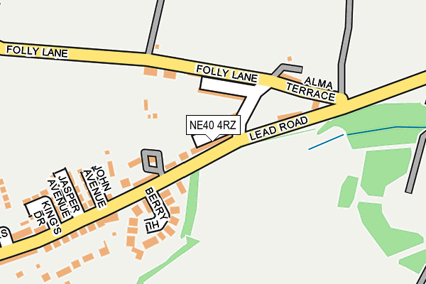 NE40 4RZ map - OS OpenMap – Local (Ordnance Survey) NE40 4RZ map - OS OpenMap – Local (Ordnance Survey)
