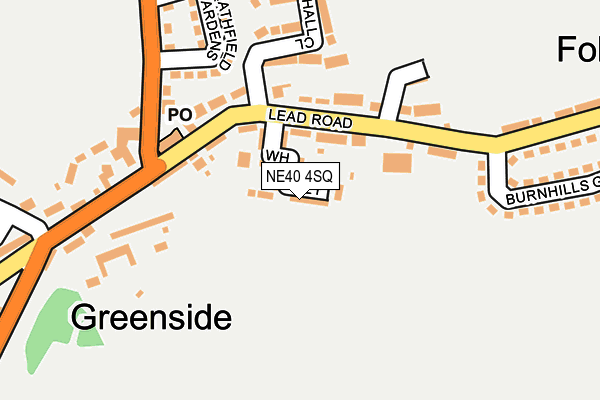 NE40 4SQ map - OS OpenMap – Local (Ordnance Survey) NE40 4SQ map - OS OpenMap – Local (Ordnance Survey)