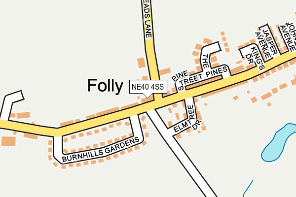 NE40 4SS map - OS OpenMap – Local (Ordnance Survey) NE40 4SS map - OS OpenMap – Local (Ordnance Survey)