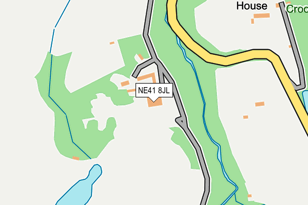 NE41 8JL map - OS OpenMap – Local (Ordnance Survey) NE41 8JL map - OS OpenMap – Local (Ordnance Survey)