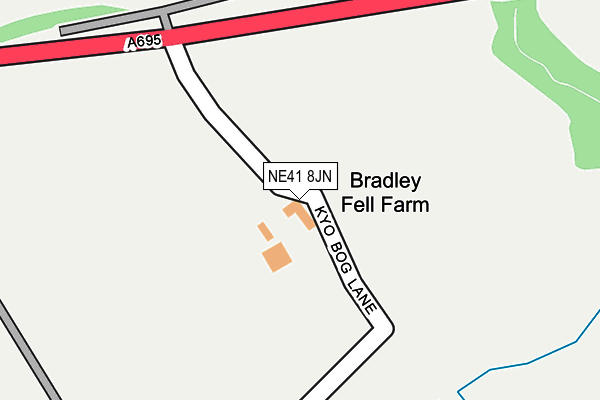 NE41 8JN map - OS OpenMap – Local (Ordnance Survey) NE41 8JN map - OS OpenMap – Local (Ordnance Survey)