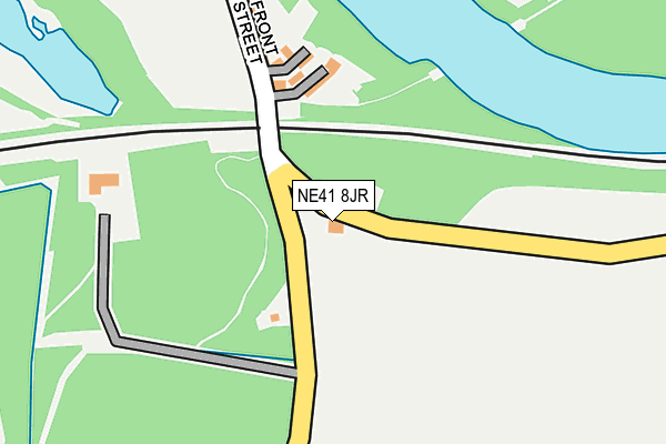 NE41 8JR map - OS OpenMap – Local (Ordnance Survey) NE41 8JR map - OS OpenMap – Local (Ordnance Survey)