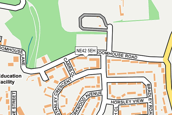 NE42 5EH map - OS OpenMap – Local (Ordnance Survey) NE42 5EH map - OS OpenMap – Local (Ordnance Survey)