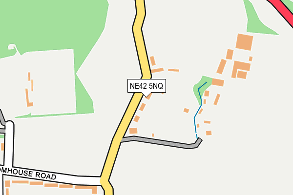 NE42 5NQ map - OS OpenMap – Local (Ordnance Survey) NE42 5NQ map - OS OpenMap – Local (Ordnance Survey)