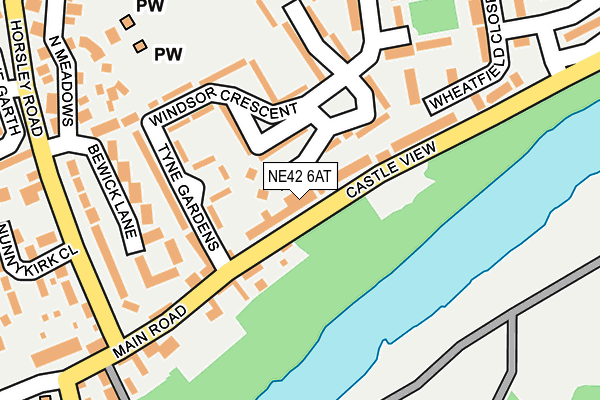 NE42 6AT maps, stats, and open data