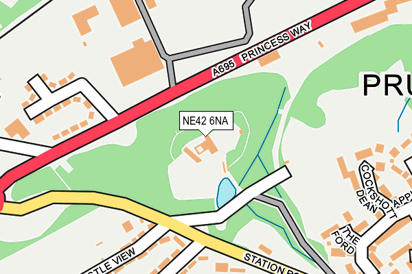 NE42 6NA map - OS OpenMap – Local (Ordnance Survey) NE42 6NA map - OS OpenMap – Local (Ordnance Survey)