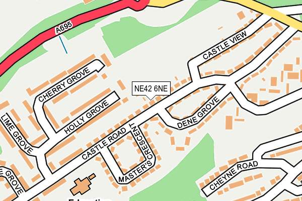 NE42 6NE map - OS OpenMap – Local (Ordnance Survey) NE42 6NE map - OS OpenMap – Local (Ordnance Survey)