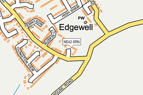 NE42 6RN map - OS OpenMap – Local (Ordnance Survey) NE42 6RN map - OS OpenMap – Local (Ordnance Survey)