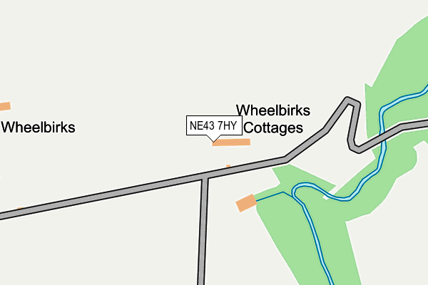 NE43 7HY map - OS OpenMap – Local (Ordnance Survey) NE43 7HY map - OS OpenMap – Local (Ordnance Survey)