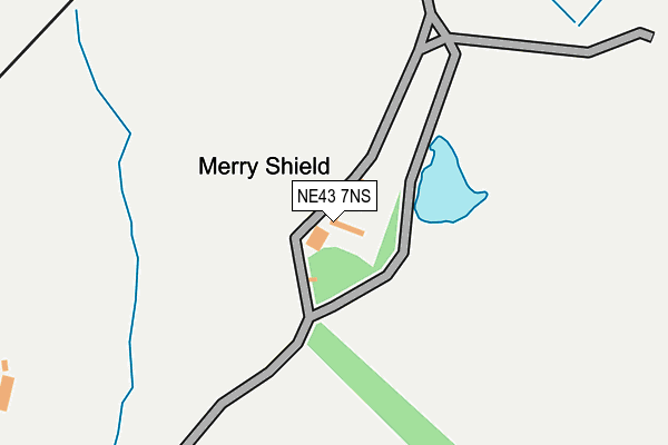 NE43 7NS map - OS OpenMap – Local (Ordnance Survey) NE43 7NS map - OS OpenMap – Local (Ordnance Survey)